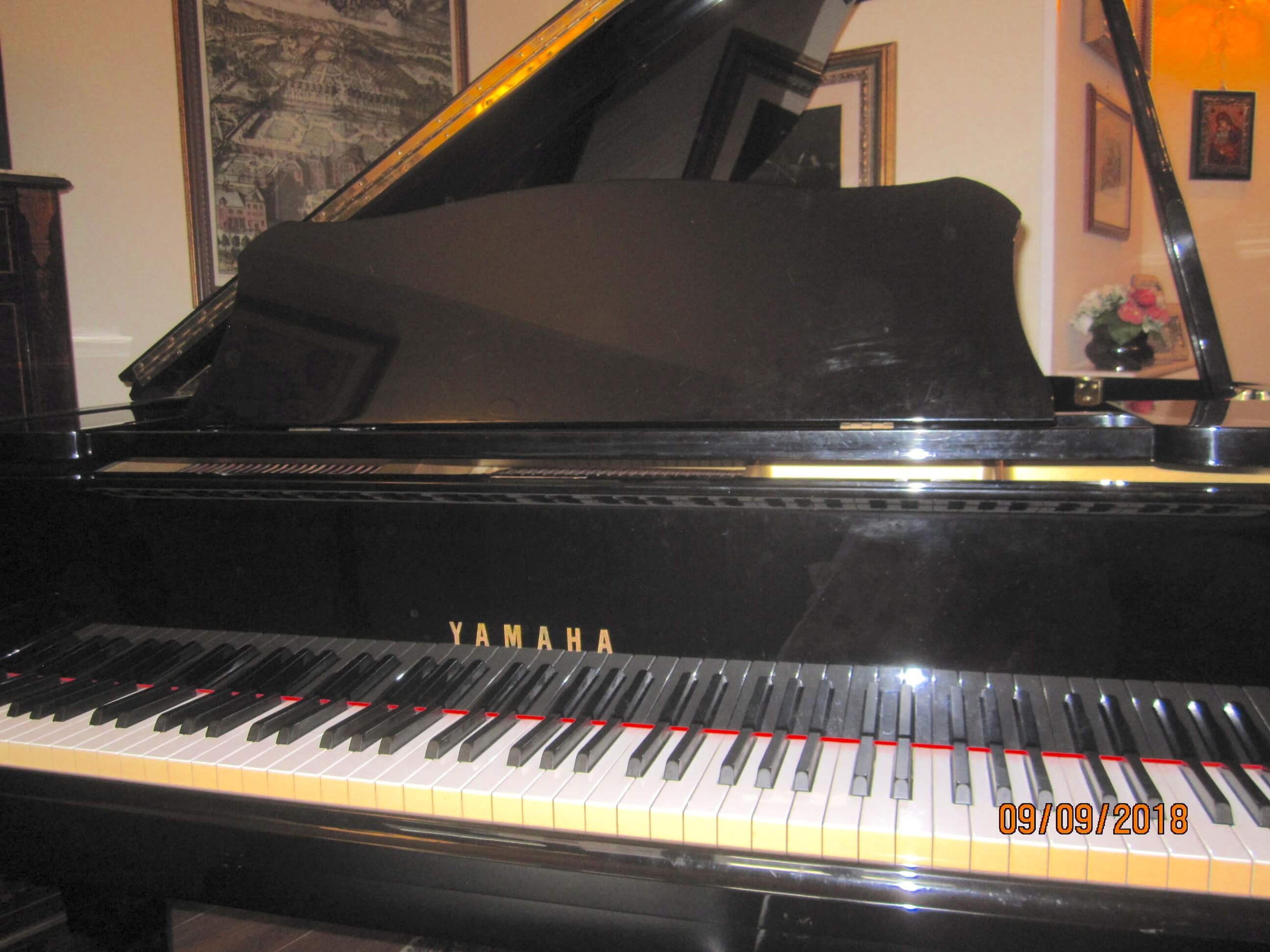 Beautiful Yamaha grand piano in bright room — foto 4