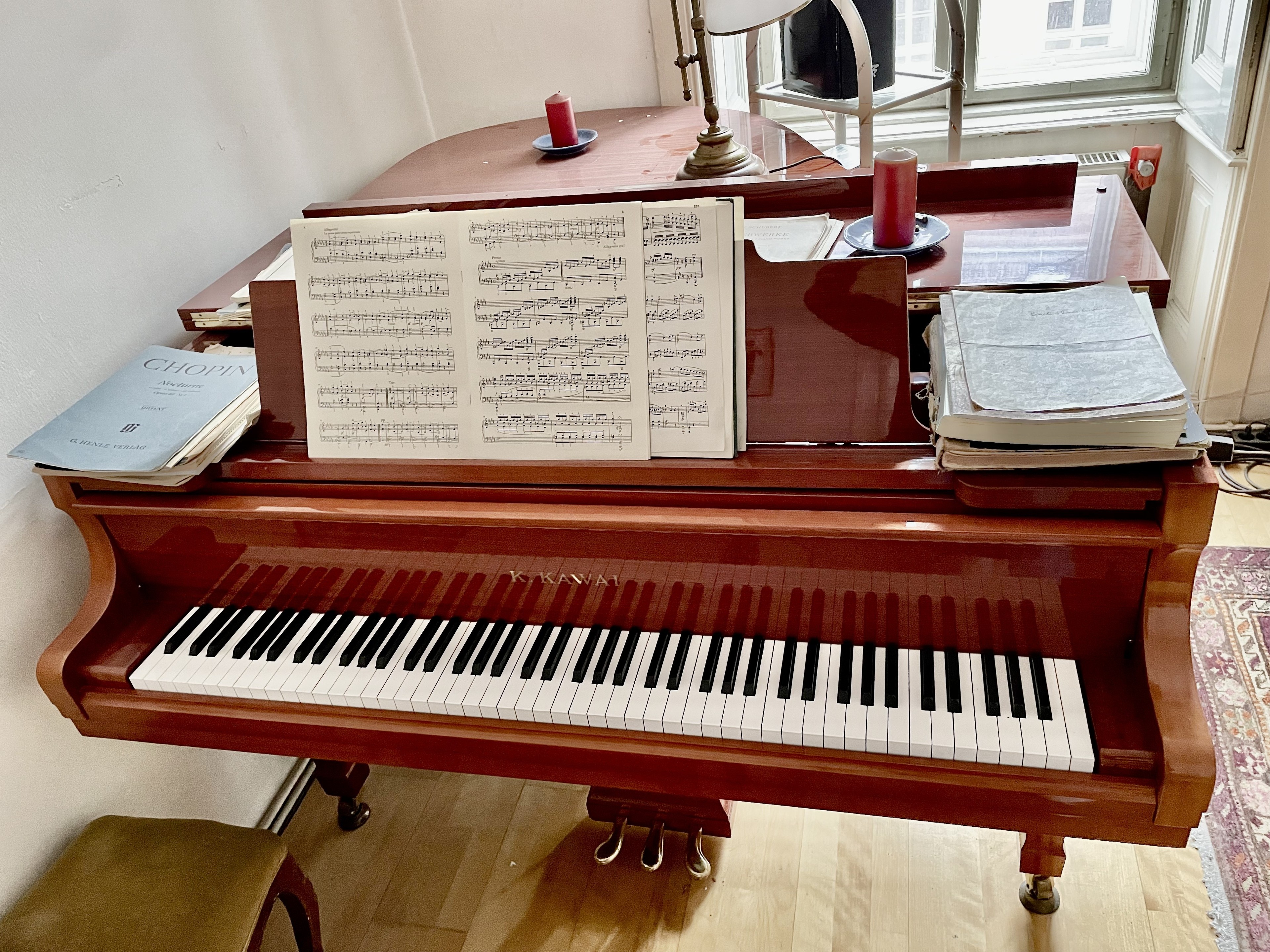 Practice room with grand piano in Vienna center — Foto 4