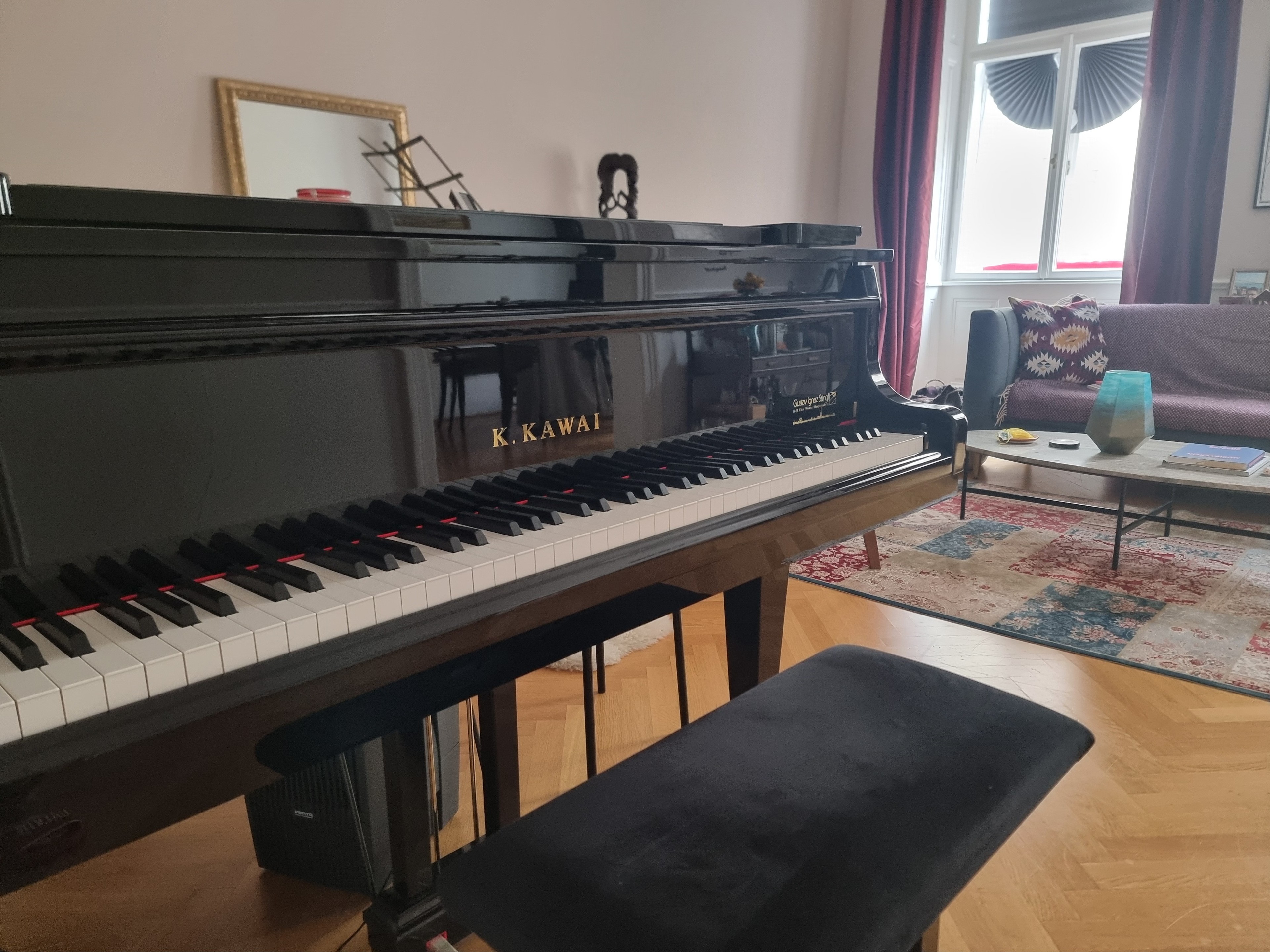 Beautiful piano practice room in the center — Foto 2