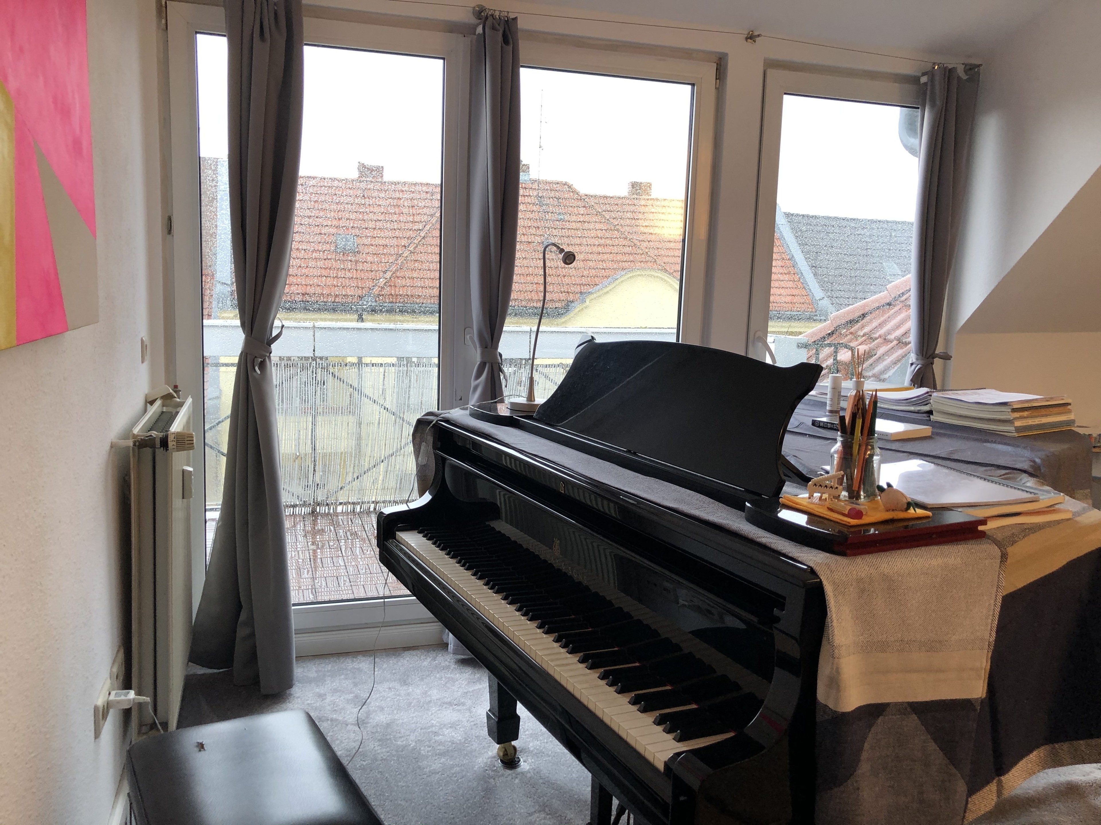 Steinway Model A in a Sunny Studio — Foto 2